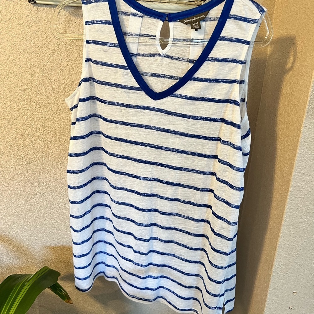 Tommy bahama stripped tank top